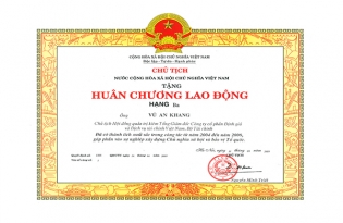 Huân chương Lao động Hạng Ba 
